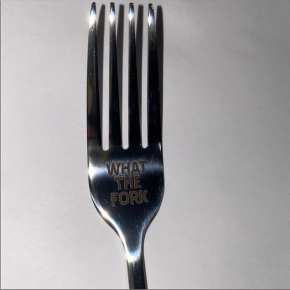 Stainless Steel “WHAT THE FORK” Kitchen Fork, 8”, New in Package - Picture 3 of 5